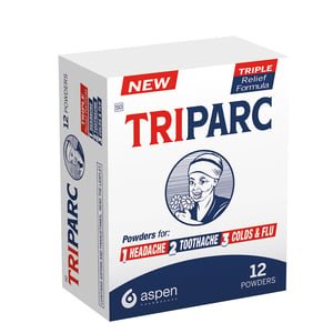 TRIPARC POWDER PLAIN SACHETS 12