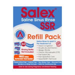 SALEX SALINE SINUS RINSE SSR REFILL