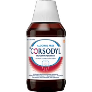 CORSODYL M/WASH MINT ALCOHOL FREE