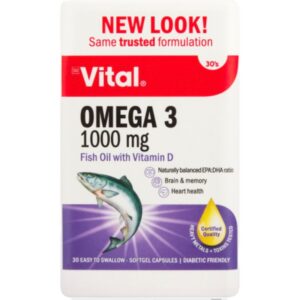 VITAL OMEGA 3 C 1000MG CAP